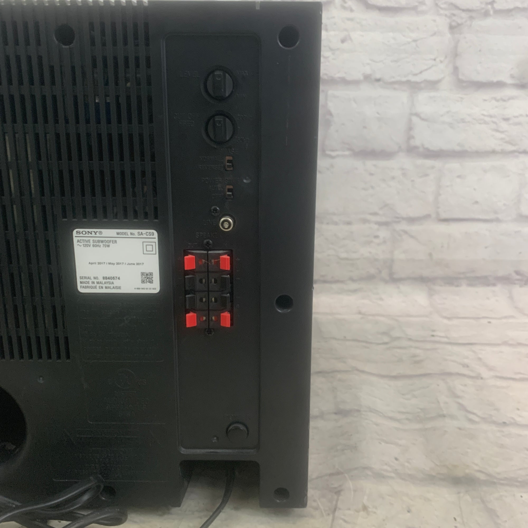 Sony SACS9 (Subwoofer) - Evolution Music
