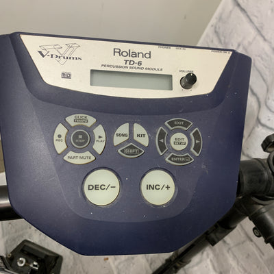 Roland TD-6 Module with Pintech Concertcast Pads Electronic Drum Set