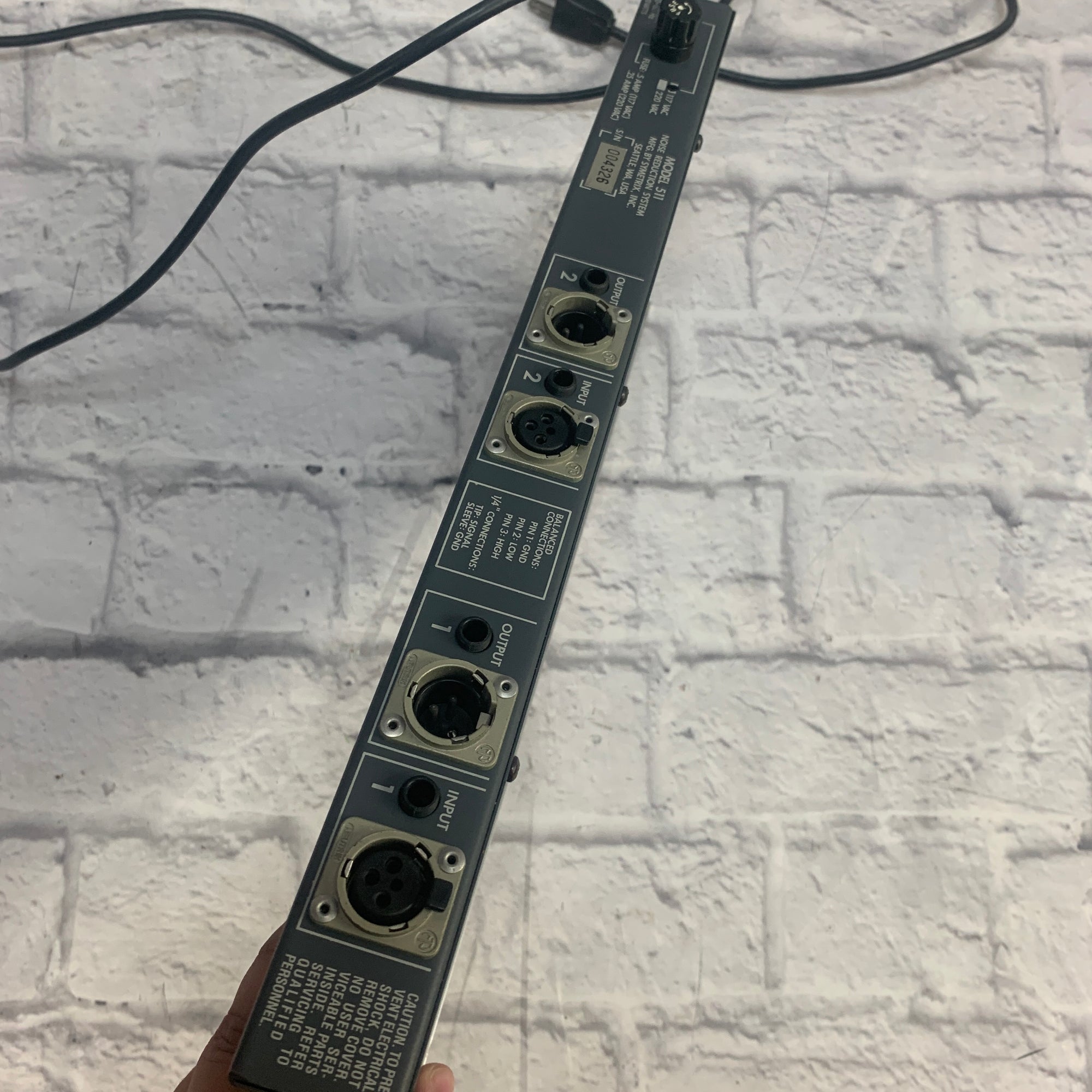Symetrix 511 Noise Reducer System Rack Unit