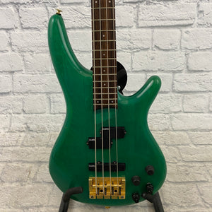 Ibanez SR890TT 4 String Bass Guitar Transparent Turquoise MIJ w/ case