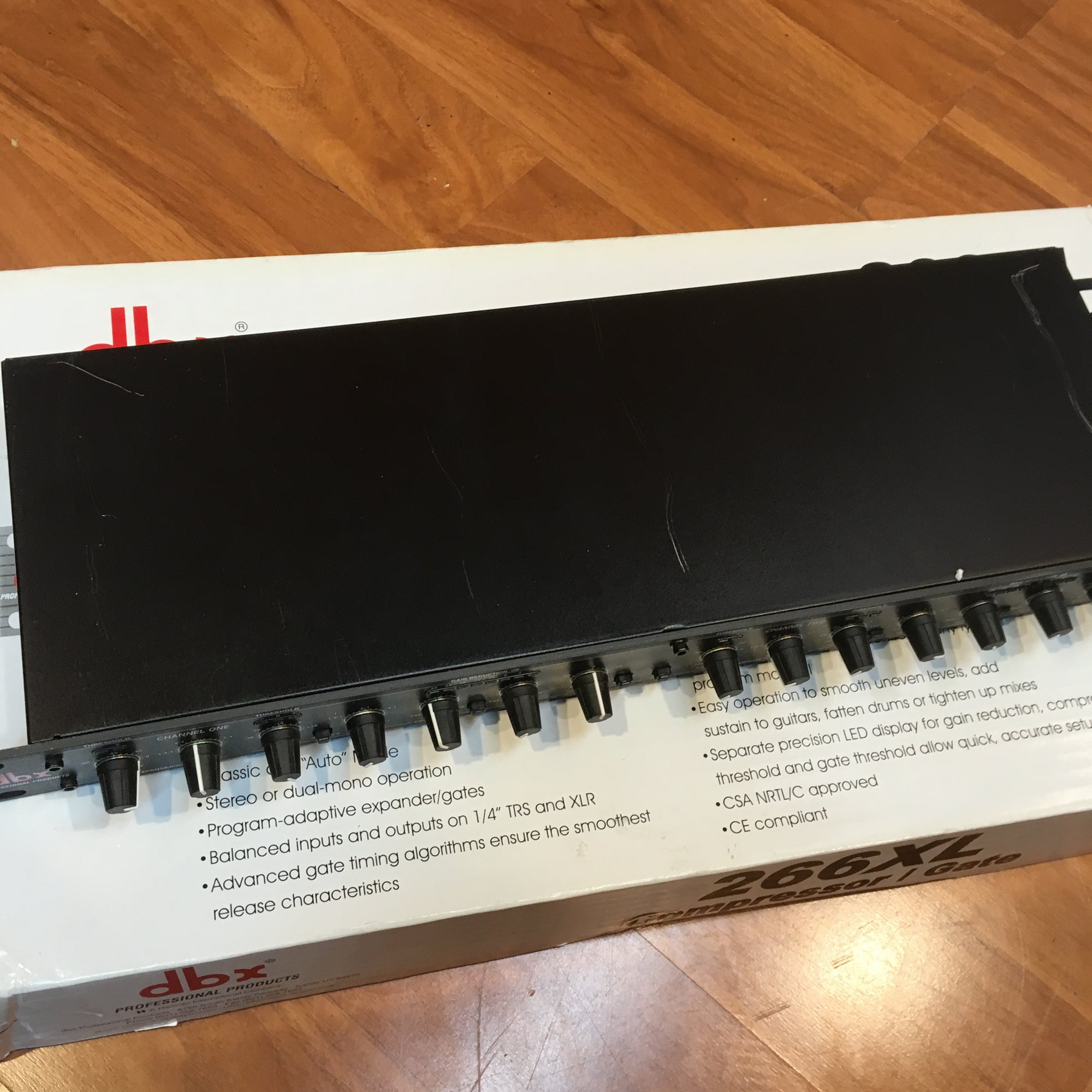 DBX 266XL Compressor Gate