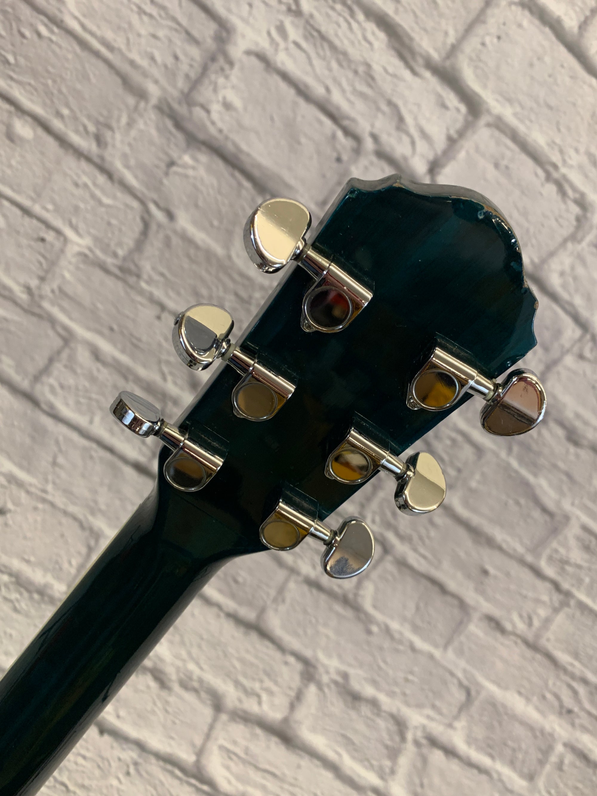 Oscar Schmidt OG10CETB Cutaway Acoustic Electric  Transparent Green