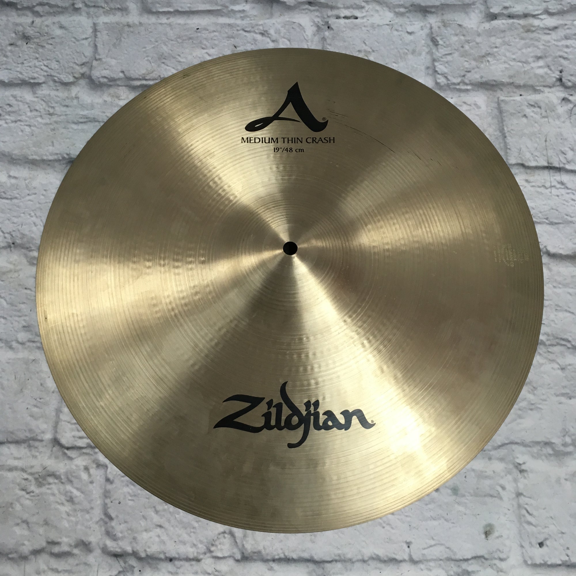 Zildjian 19 A Medium Thin Crash Cymbal