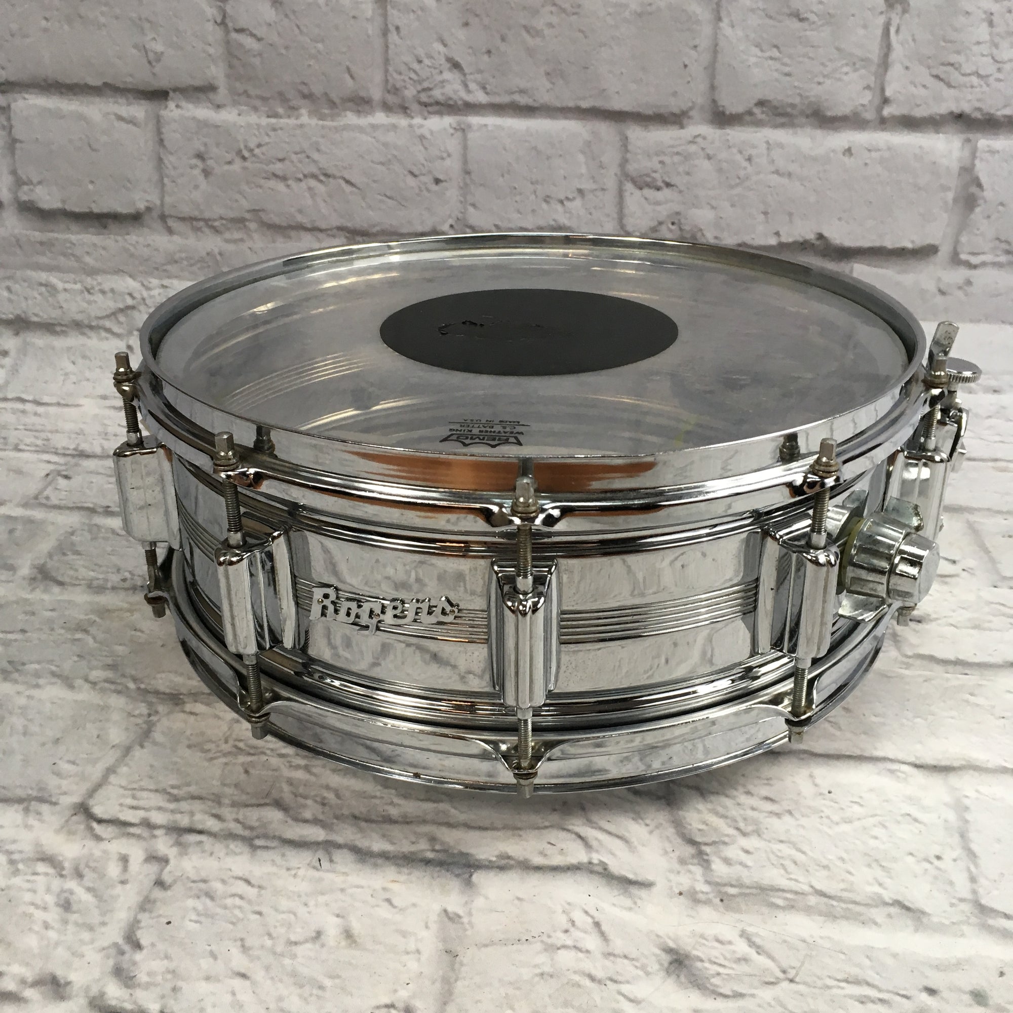 Vintage Rogers 14x5 Dynasonic 5 Line COB Snare Drum