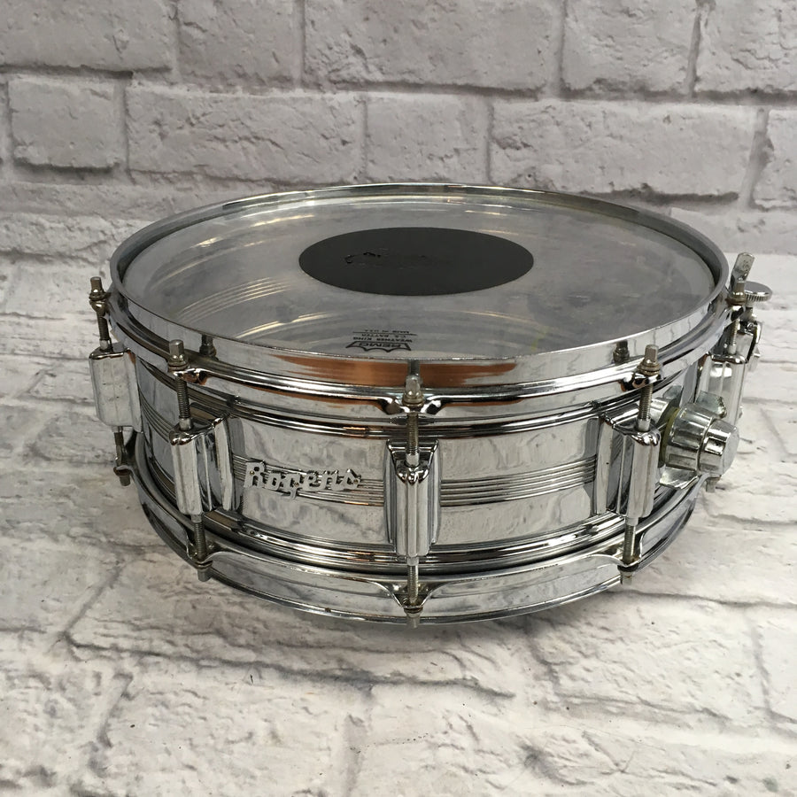 Vintage Rogers 14x5 Dynasonic 5 Line COB Snare Drum