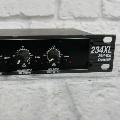DBX 234XL 2 or 3-way Stereo/4-way Mono Crossover