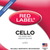 Super Sensitive Red Label Cello String Set 1/2