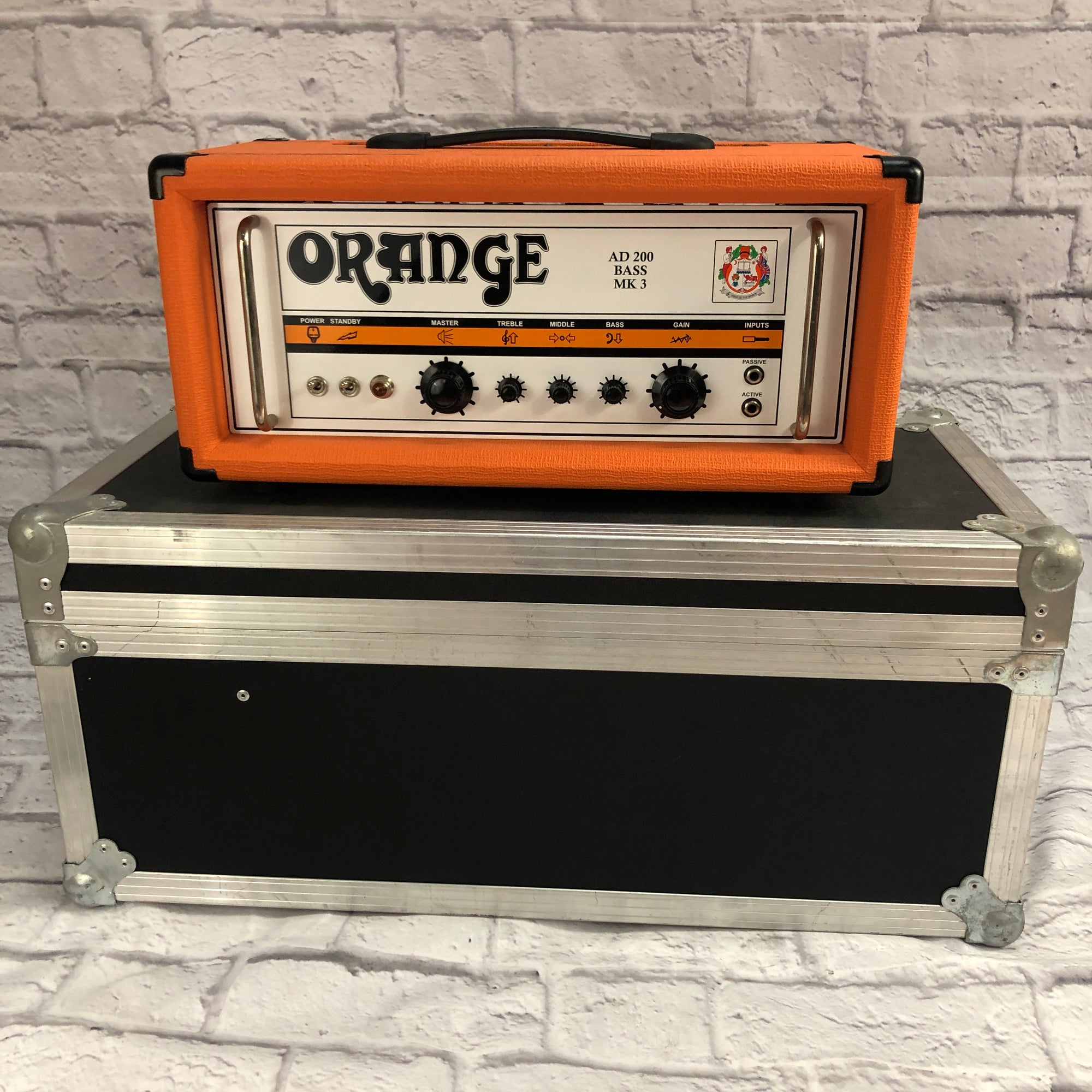 Orange Amps AD200 Bass MK3 Tube Head with Flight Case