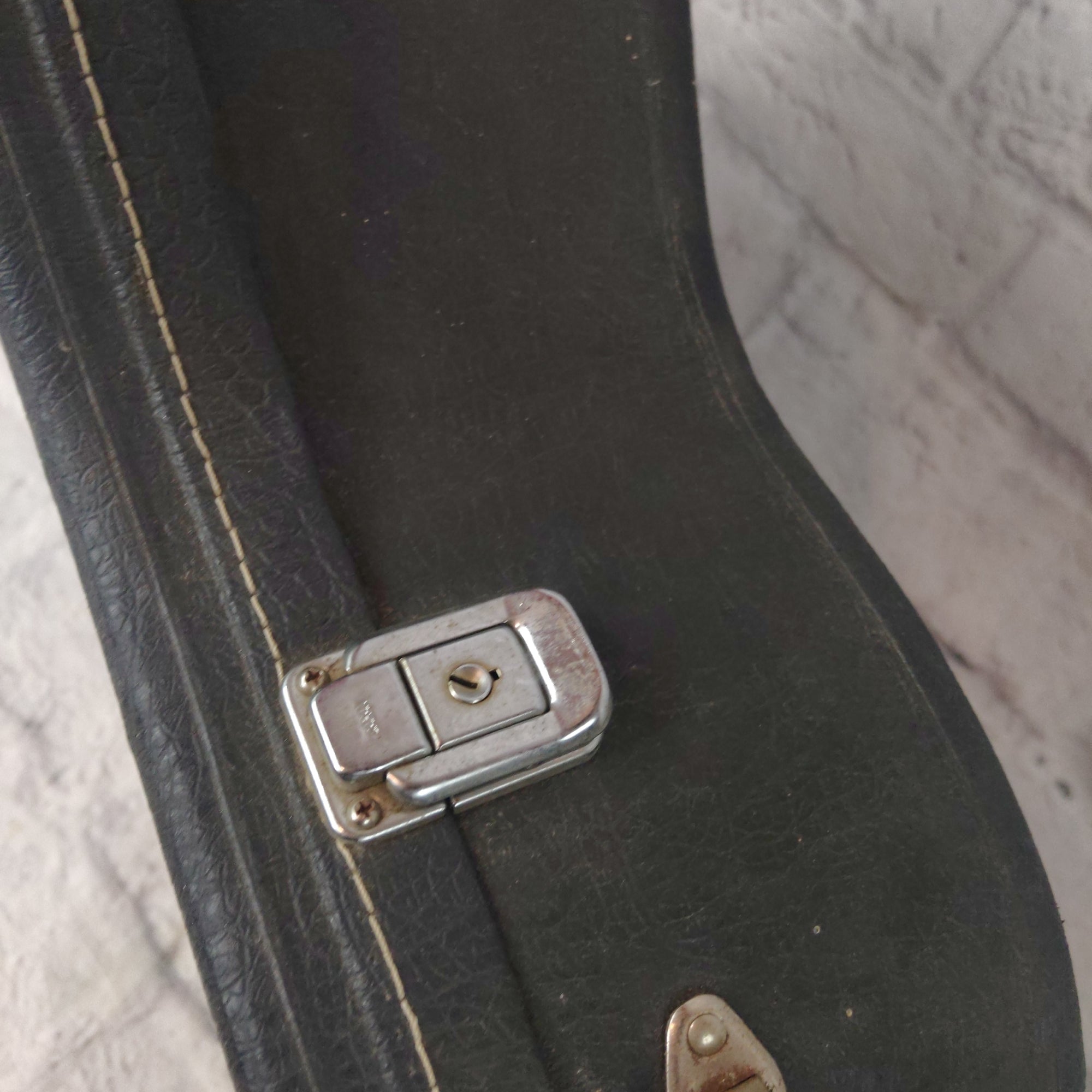Unknown Acoustic Hard Case Orange Interior - Concert / Classical / Parlor