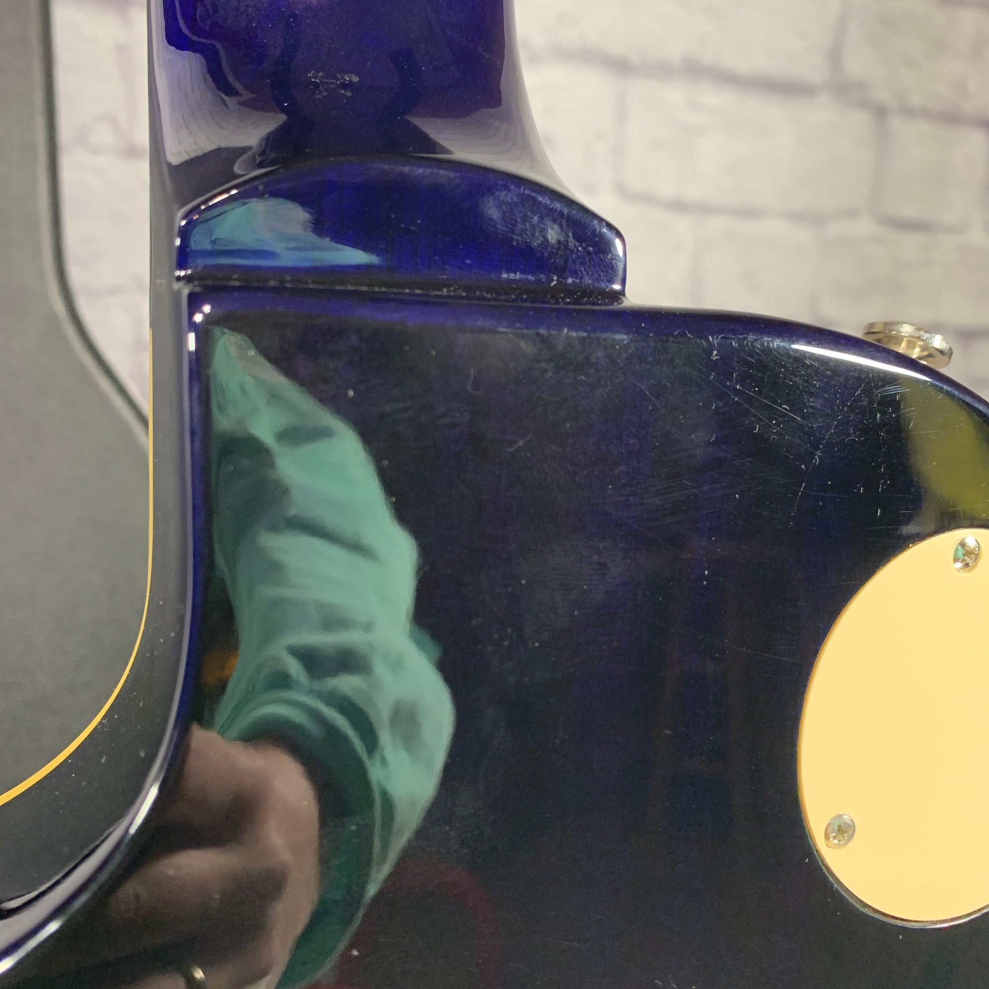 Epiphone 2011 Les Paul Standard Trans Blue Electric Guitar w/ Case