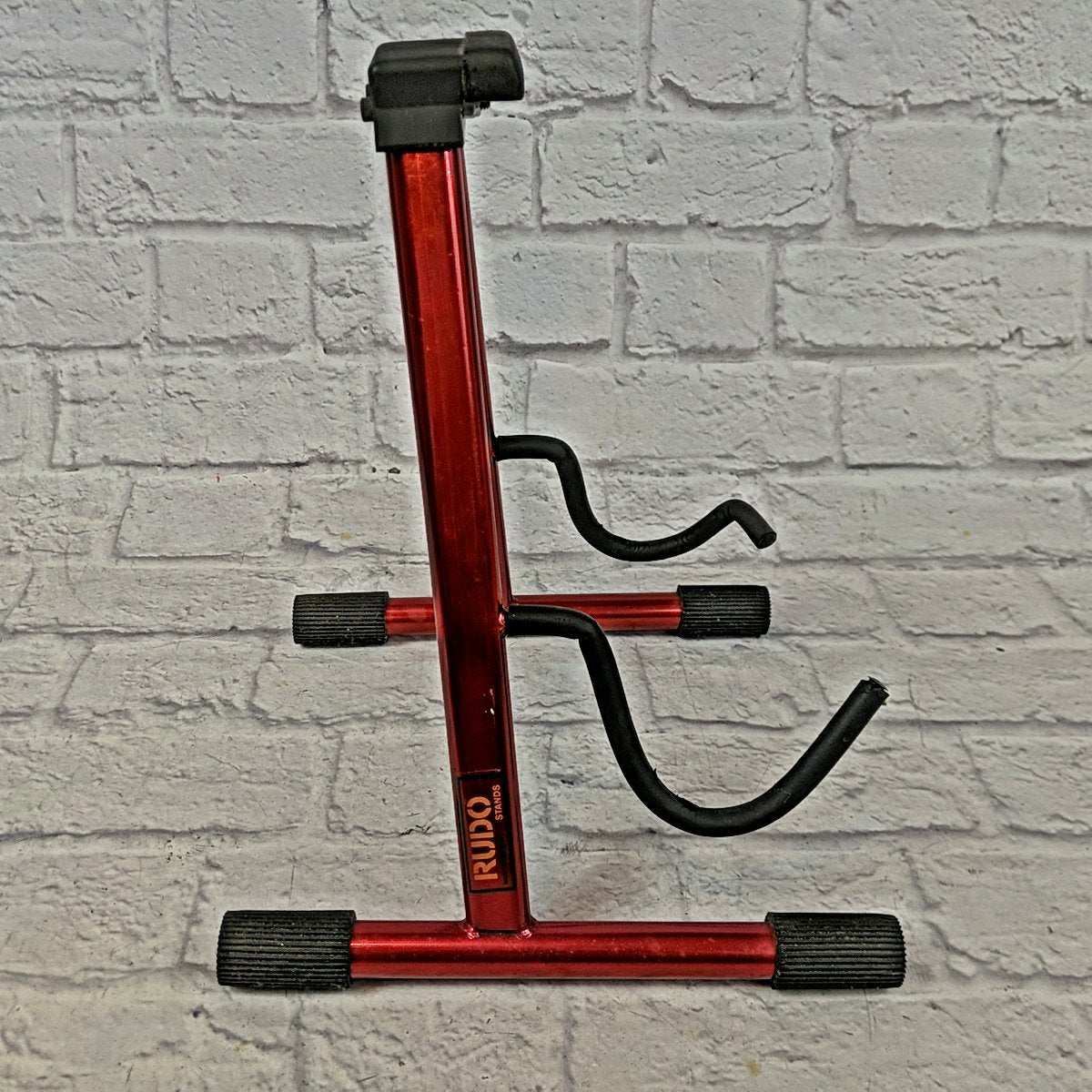 Rudo Collapsible A Frame Guitar Stand - Red