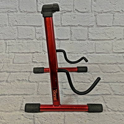 Rudo Collapsible A Frame Guitar Stand - Red