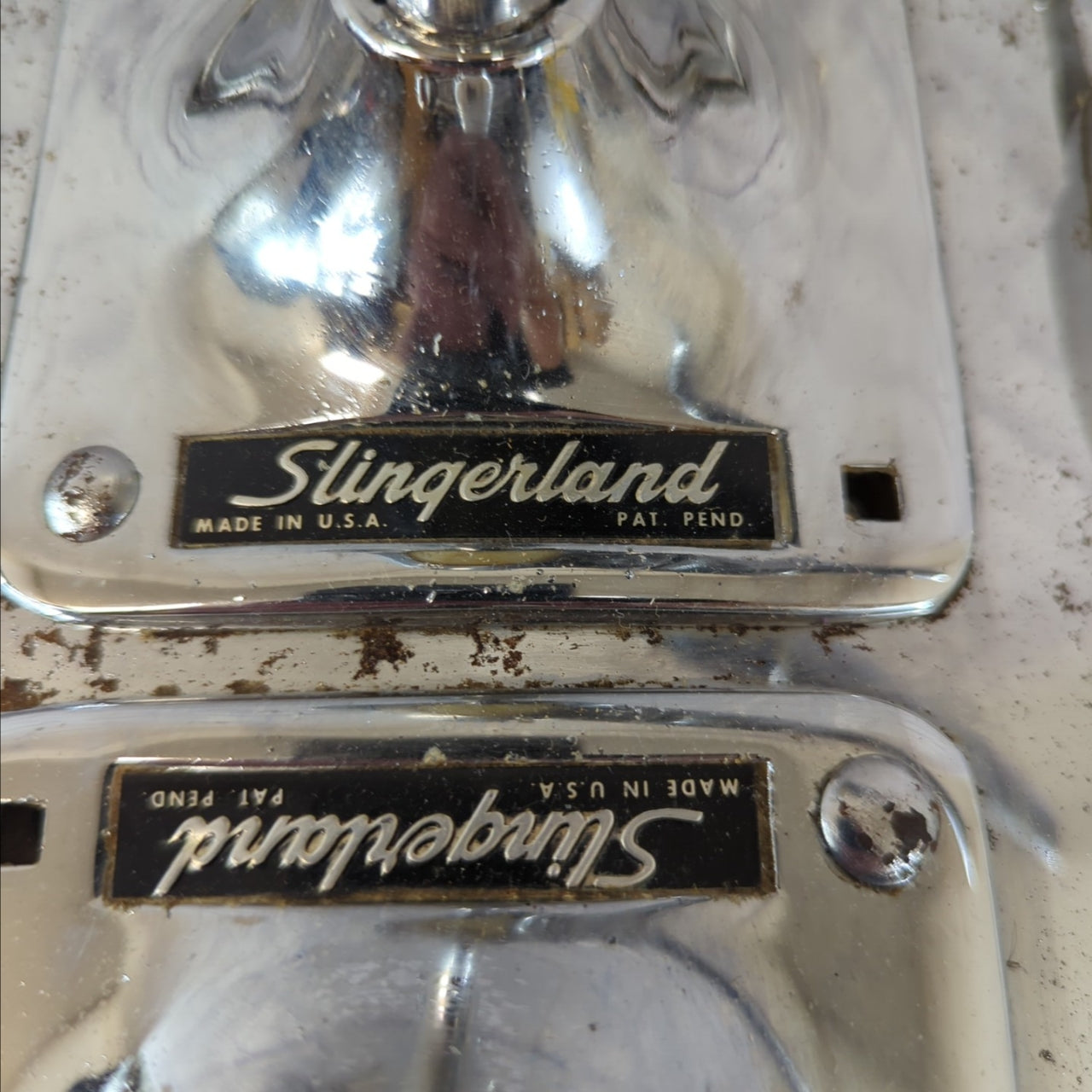 Slingerland 22 Chrome Over Wood Kick Drum
