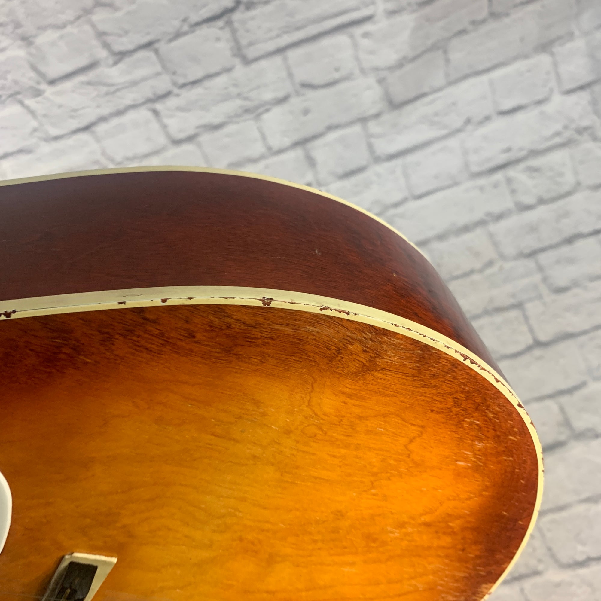Silvertone H615 Flat Top Acoustic Guitar AS IS