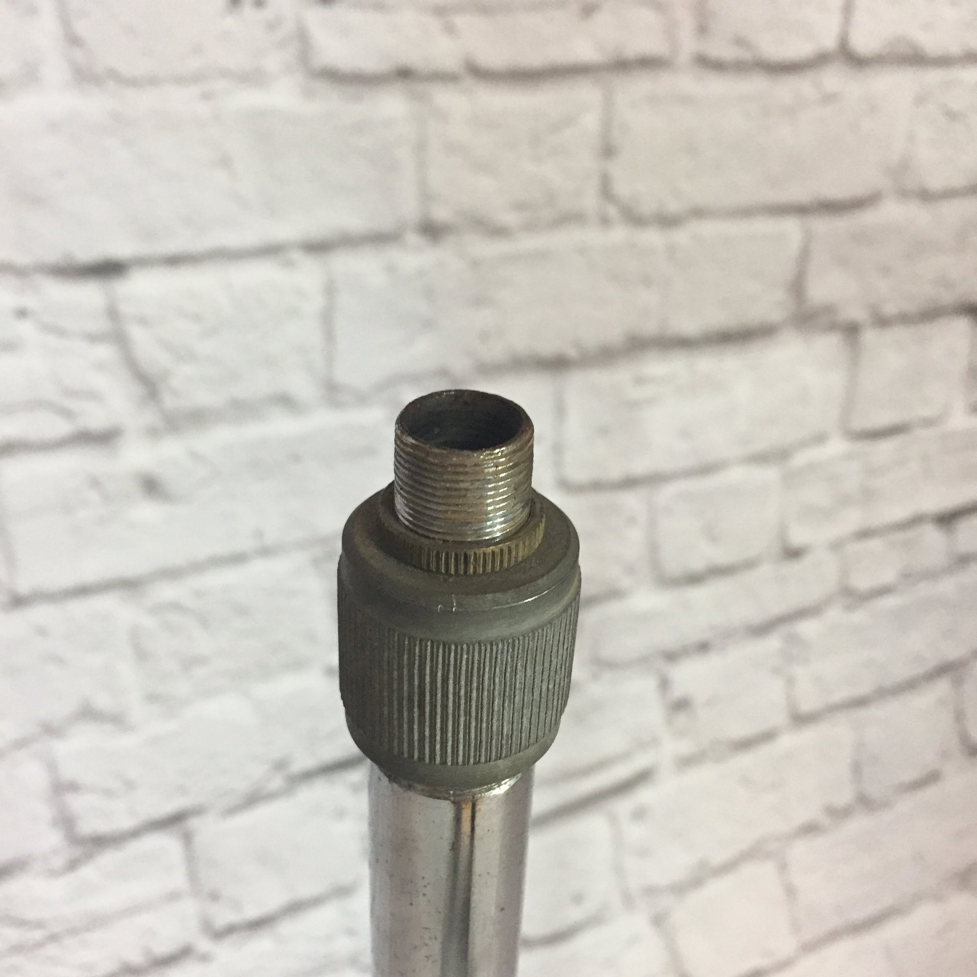 Vintage Chrome Straight Microphone Stand