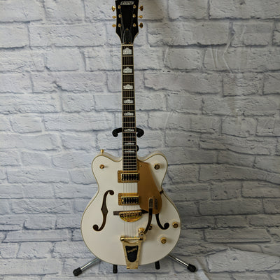 Gretsch G5422TG Electromatic Hollowbody Double Cutaway W/ Bigsby Tremolo, Gold Hardware - Snowcrest White