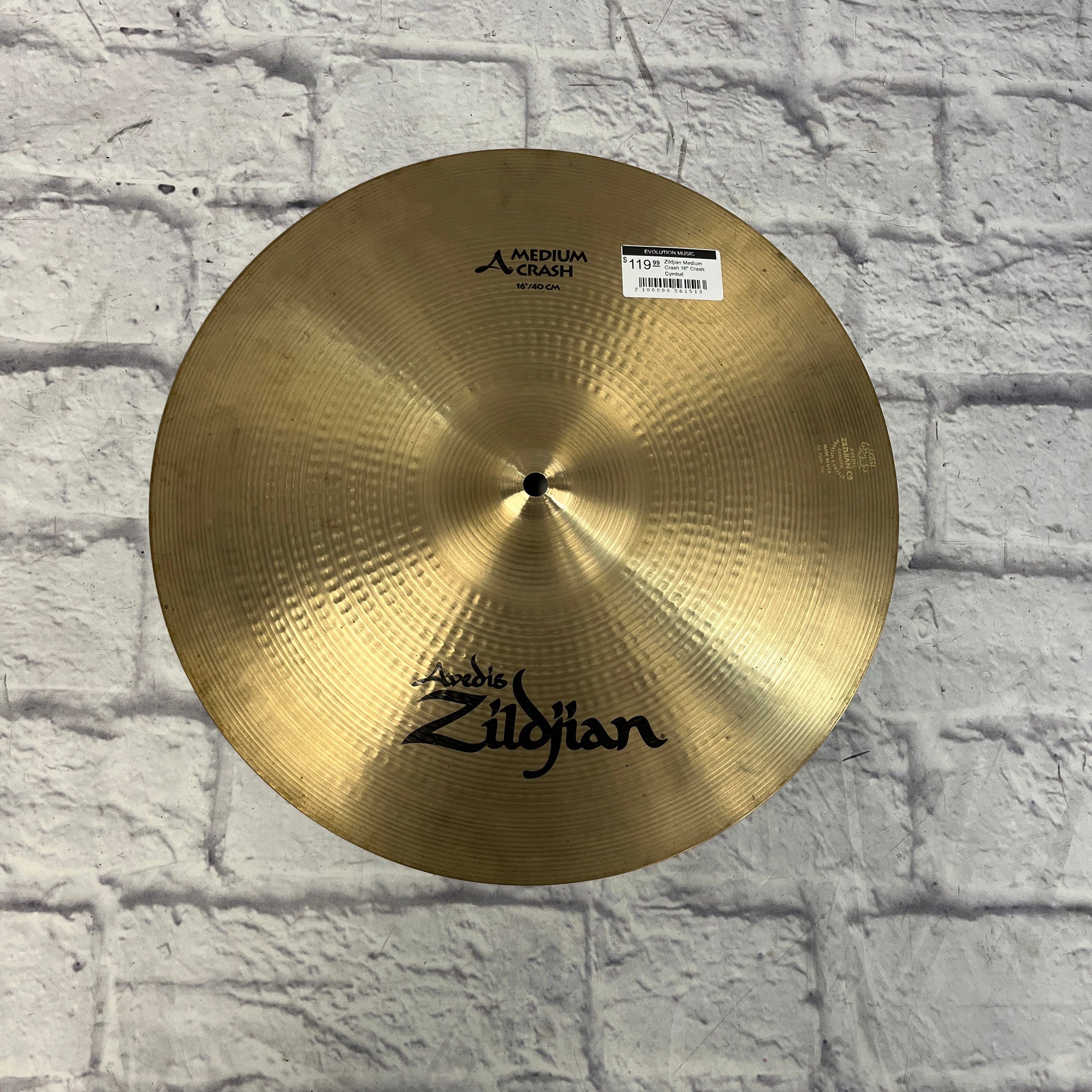 Zildjian Medium Crash 16" Crash Cymbal