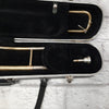 Hunter 6420L Bb Student Slide Trombone - Includes 12C mouthpiece, hard case, and extras - Ready to play!