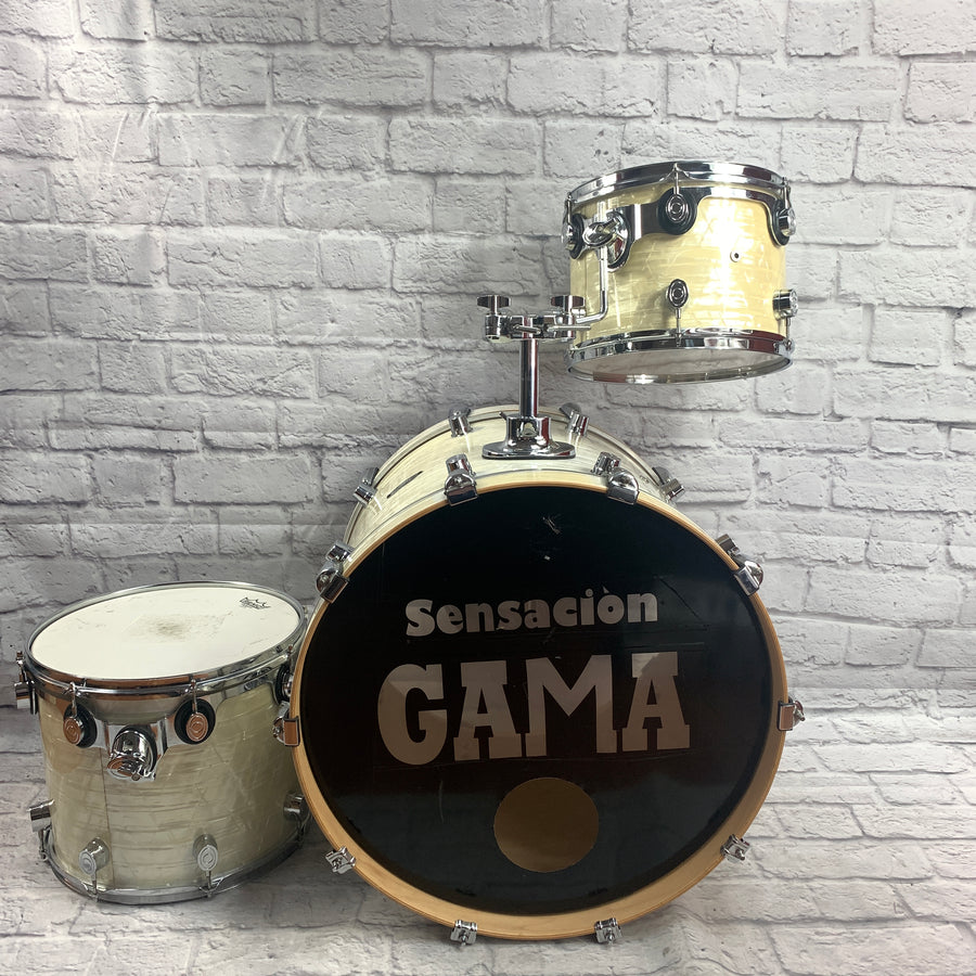 Pacific CX Series Drum Kit White Marine Pearl 22 12 14