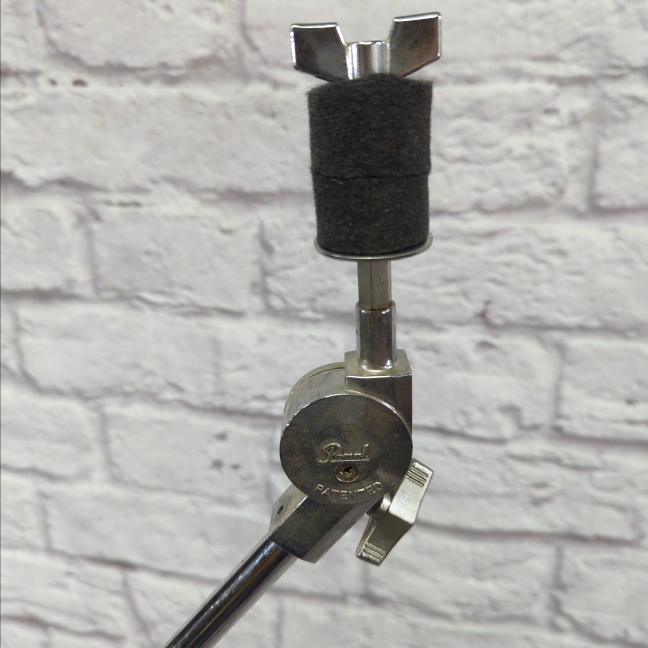 Pearl Heavy Duty Double Braced Boom Cymbal Stand with Tilter and Counterweight 1980s Red Label