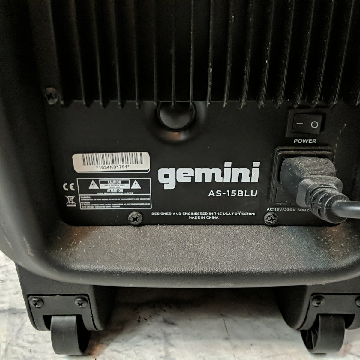 Gemini AS-15Blu Powered Speaker