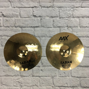 Sabian 14in AAX Stage Hats Hi Hat Cymbal Pair