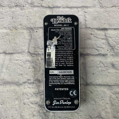 Dunlop JH-1 Jimi Hendrix Wah Pedal