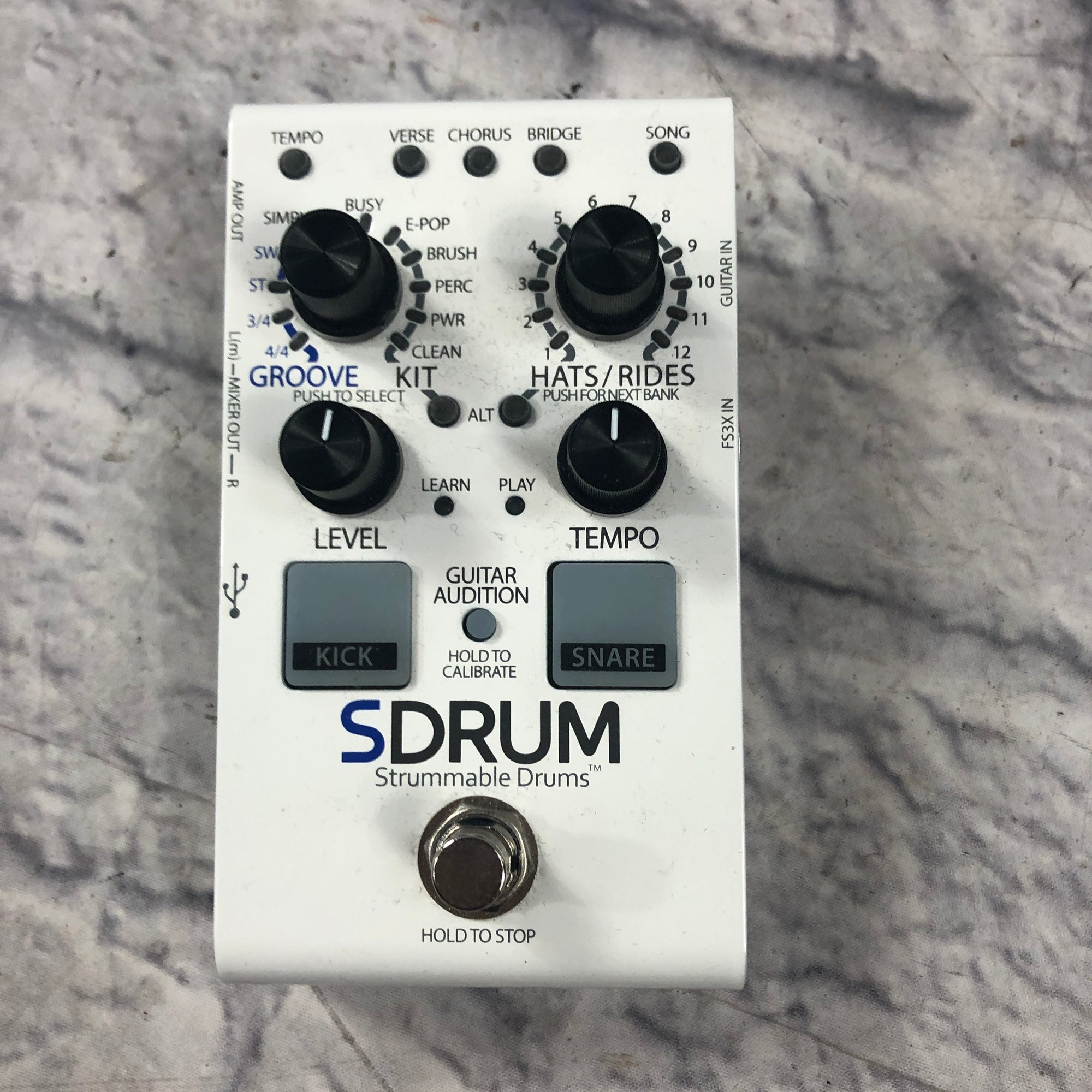 Digitech SDrum Guitar Pedal