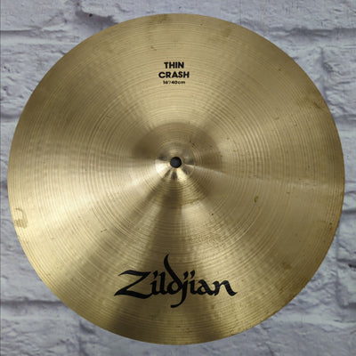 Zildjian Thin Crash 16" 40cm Crash Cymbal 1000g 1981-1992 (“CO.” Stamp)