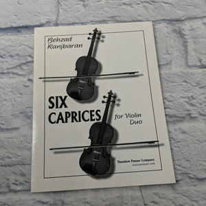 Behzad Ranjbaran six caprices for violin duo