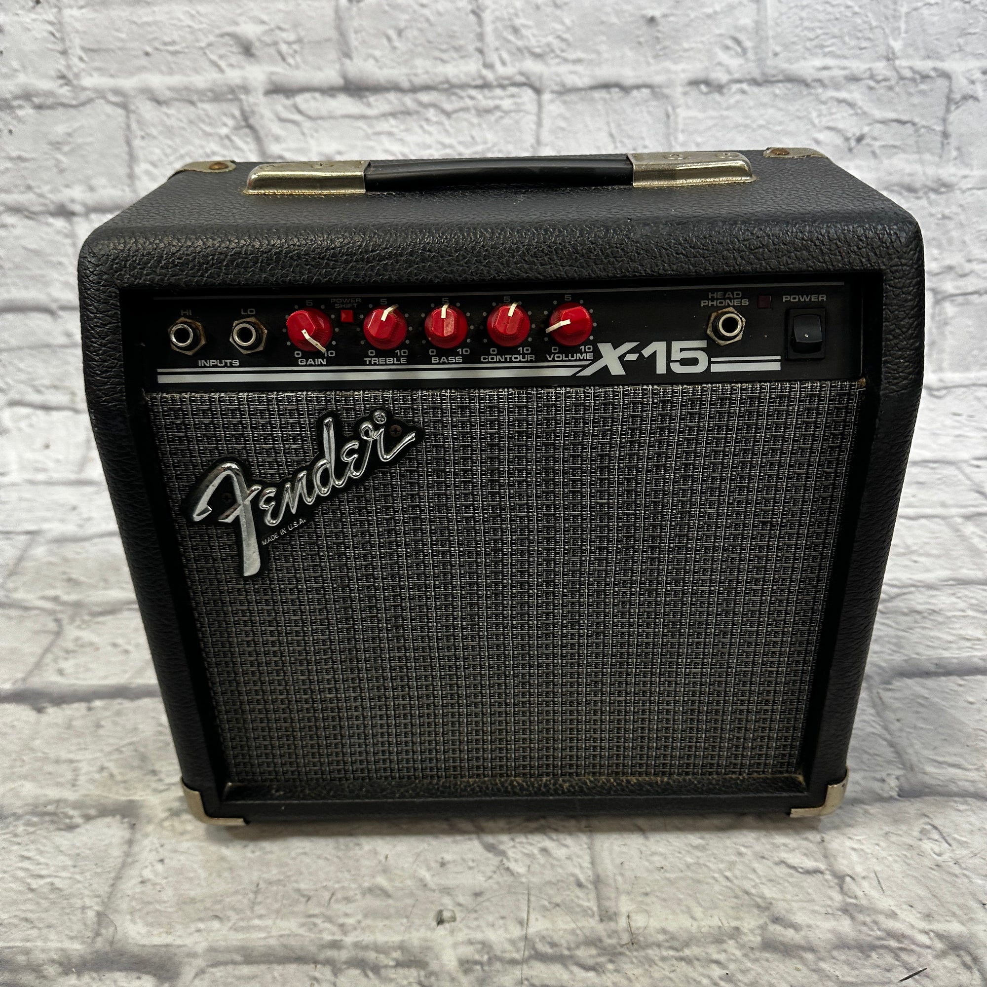 Fender X-15 Red Knob Guitar Combo Amp AS IS