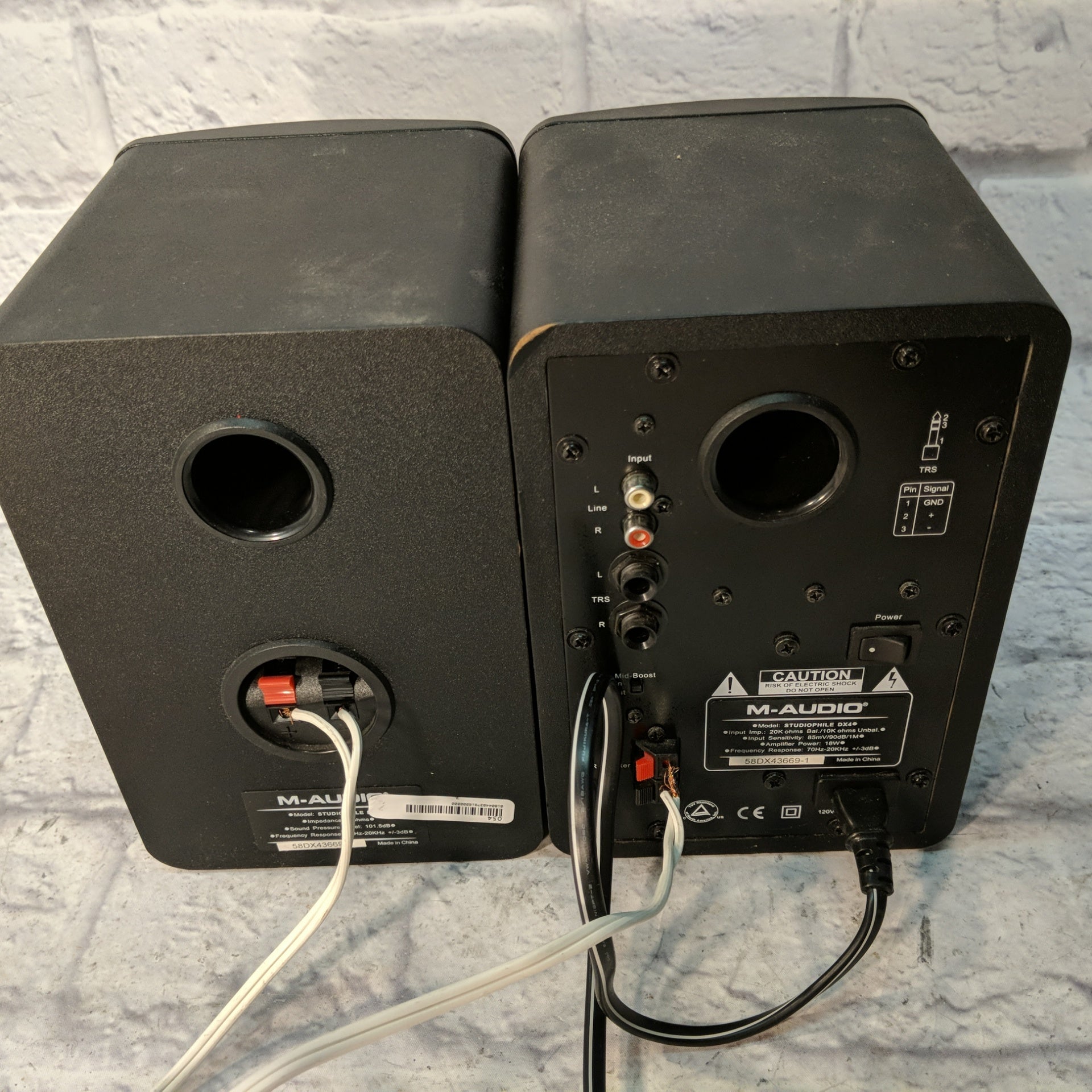 M-Audio Studiophile DX4 Black Monitors Pair