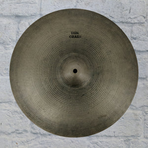 Zildjian 16" Thin Crash Hollow Logo Cymbal