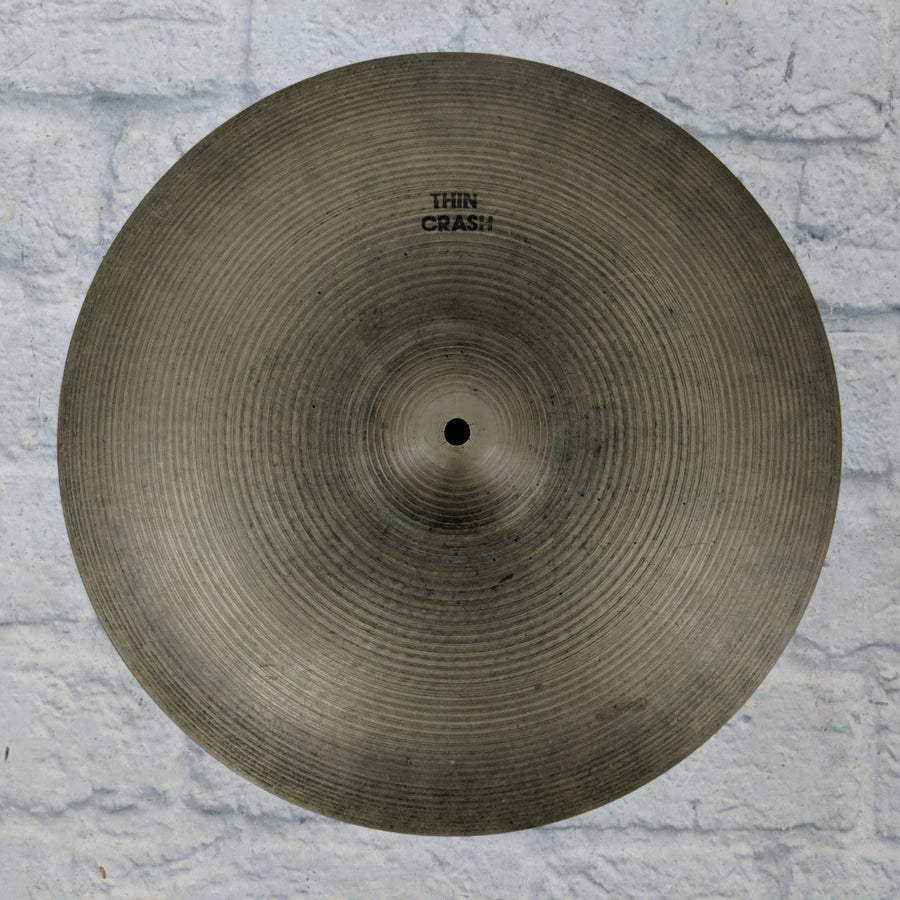 Zildjian 16" Thin Crash Hollow Logo Cymbal
