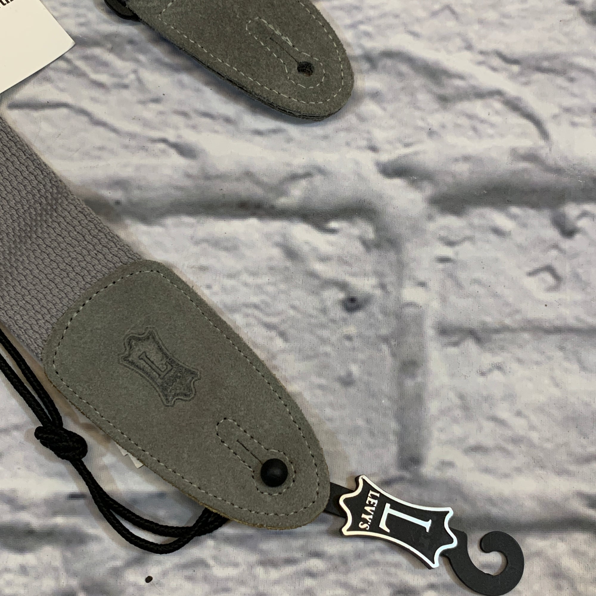 Levy's MC8-GRY Cotton 2" Guitar/Bass Strap Grey