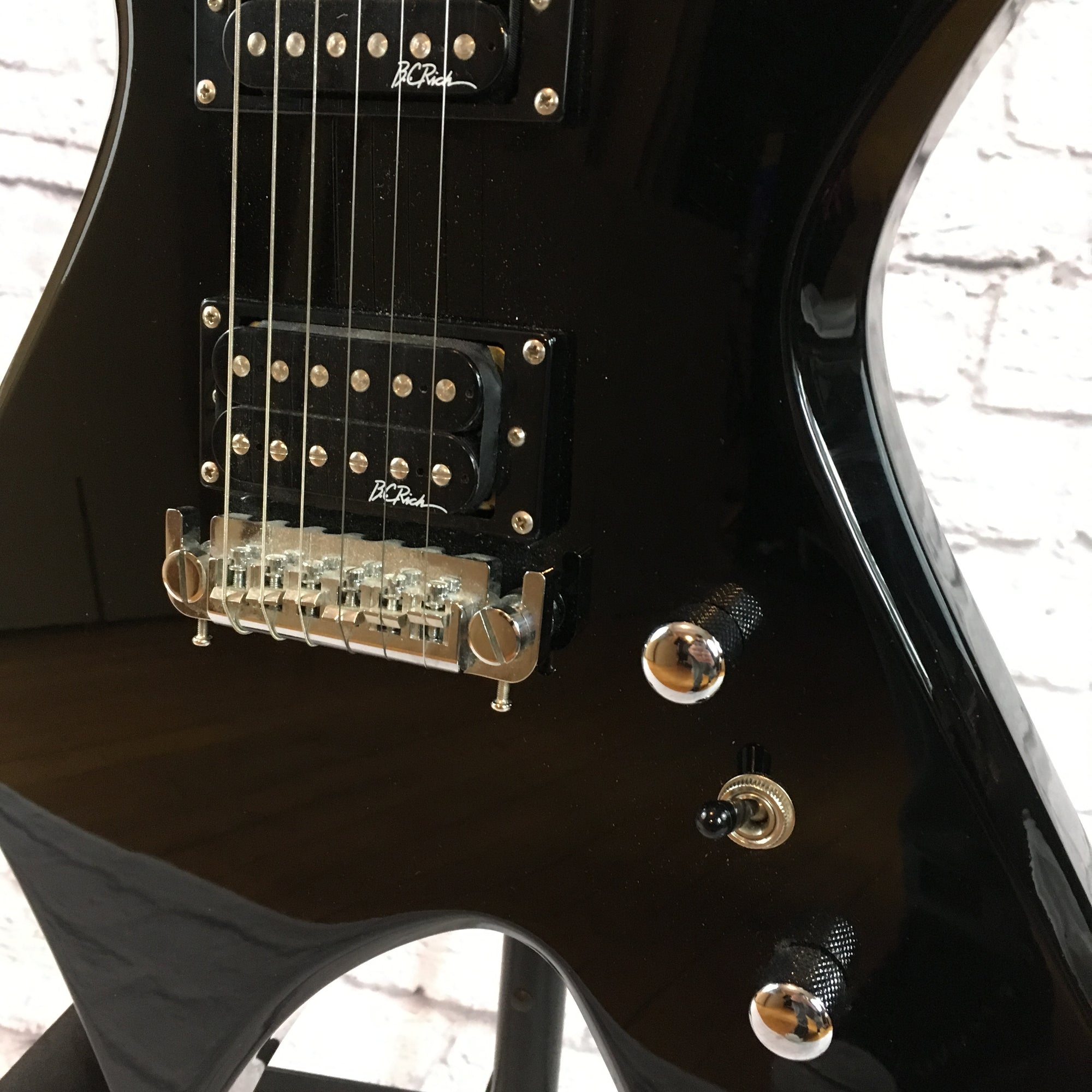 BC Rich Warlock Bronze Black Electric Guitar