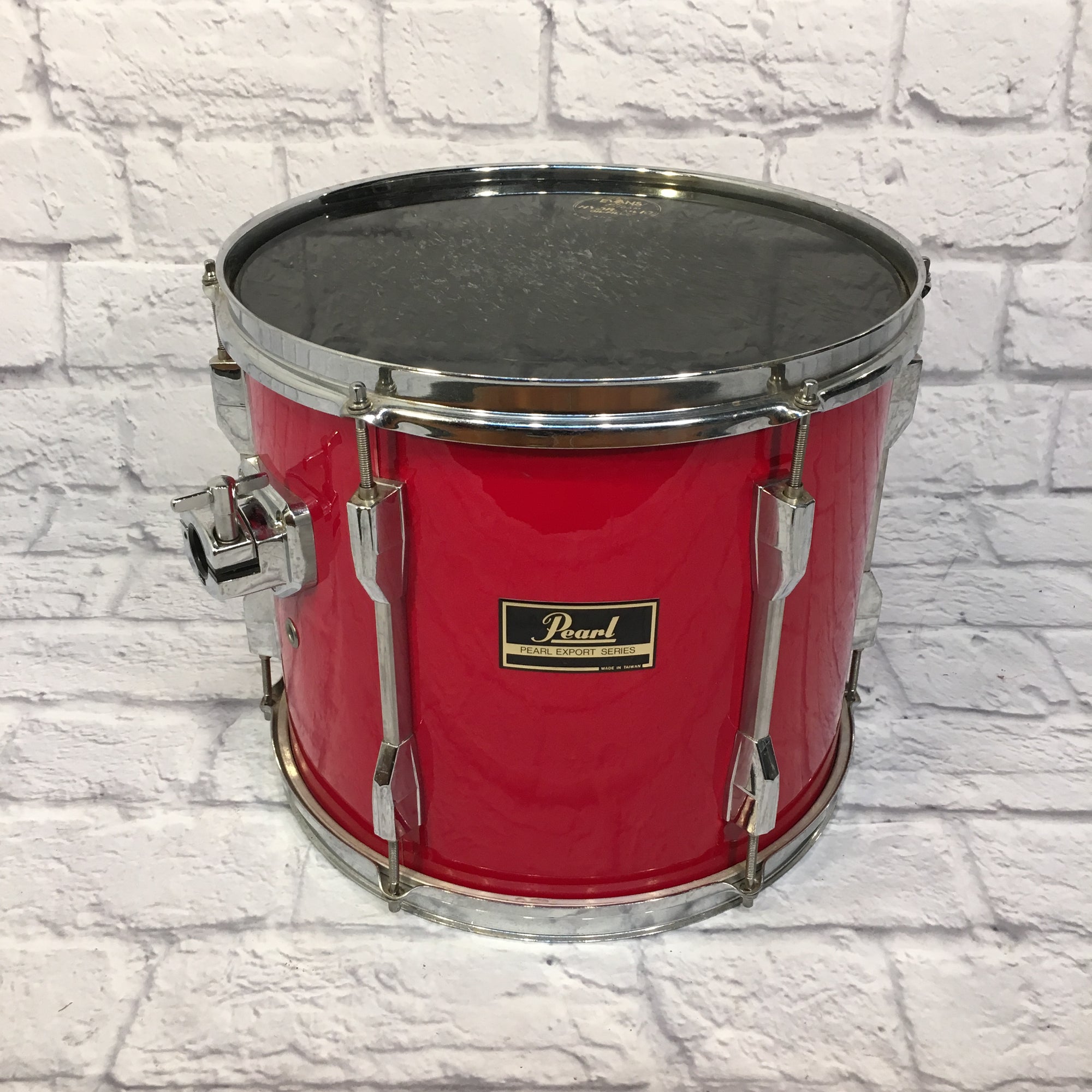 Pearl Export 5 Piece Drum Kit Red 22 16 14 13 12