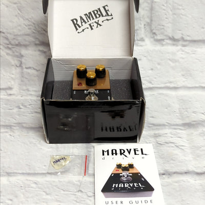 Ramble FX Marvel Drive Overdrive Pedal Rare V1 - Like New