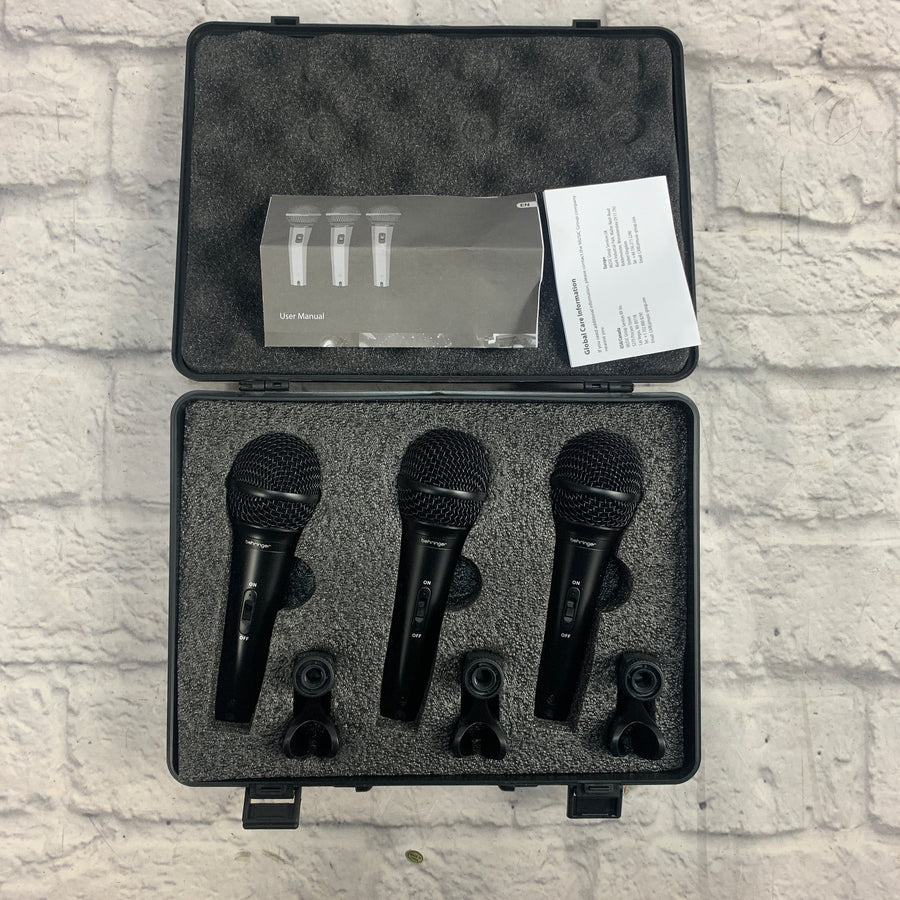 Behringer Ultravoice xm1800s Dynamic Mic Set