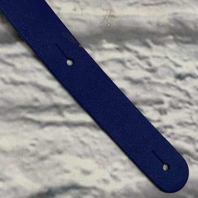 Perri's 3.5" Basic Leather Guitar Strap Blue