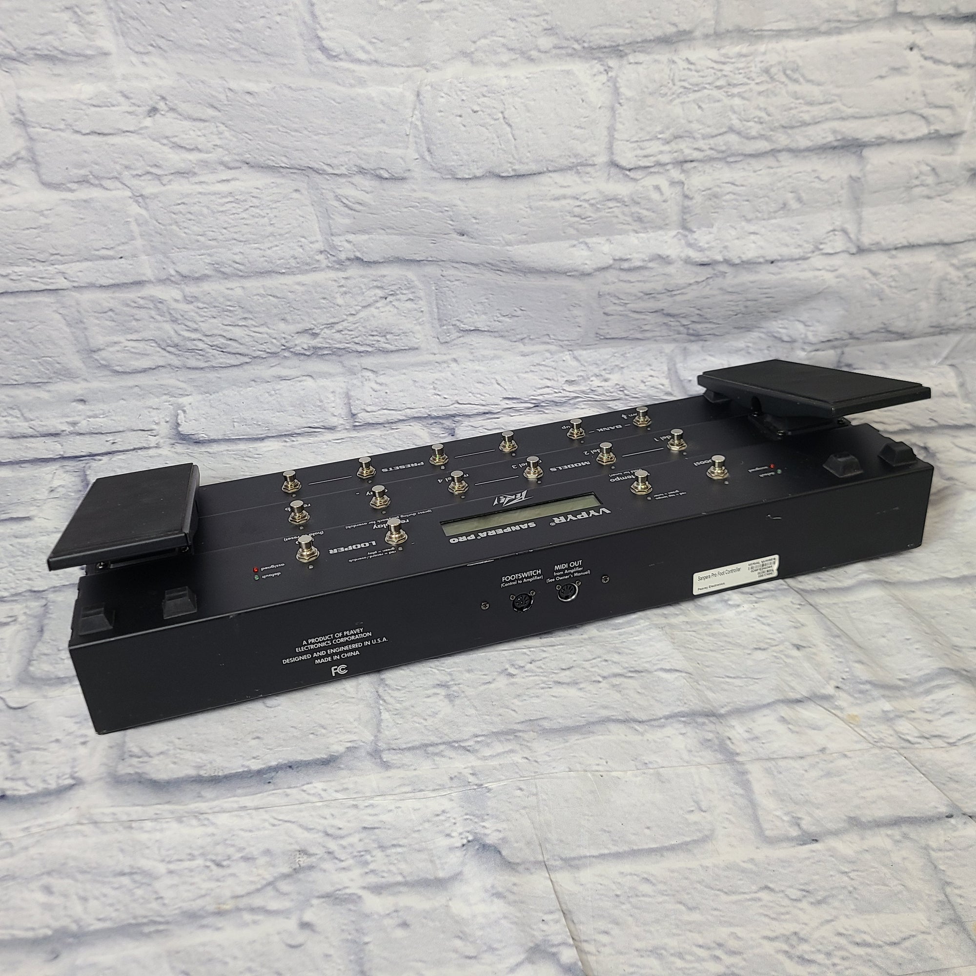 sanpera pedal Peavey Sanpera Pro Footswitch for Peavey Vypyr Amps