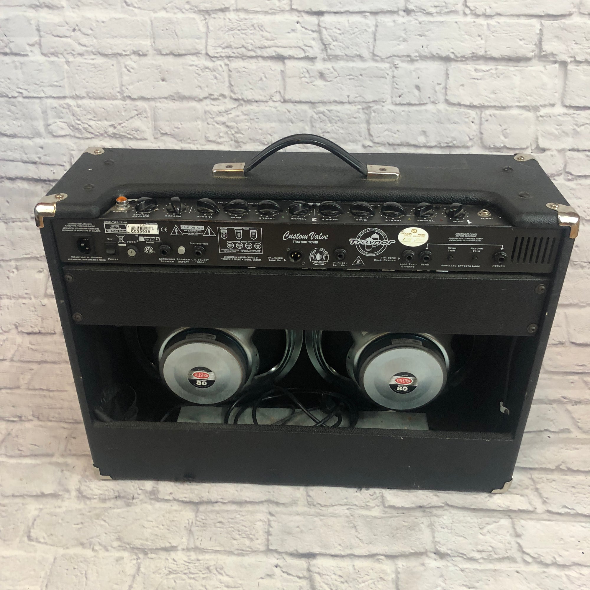 Traynor YCV80 Guitar 2x12 Combo Amp