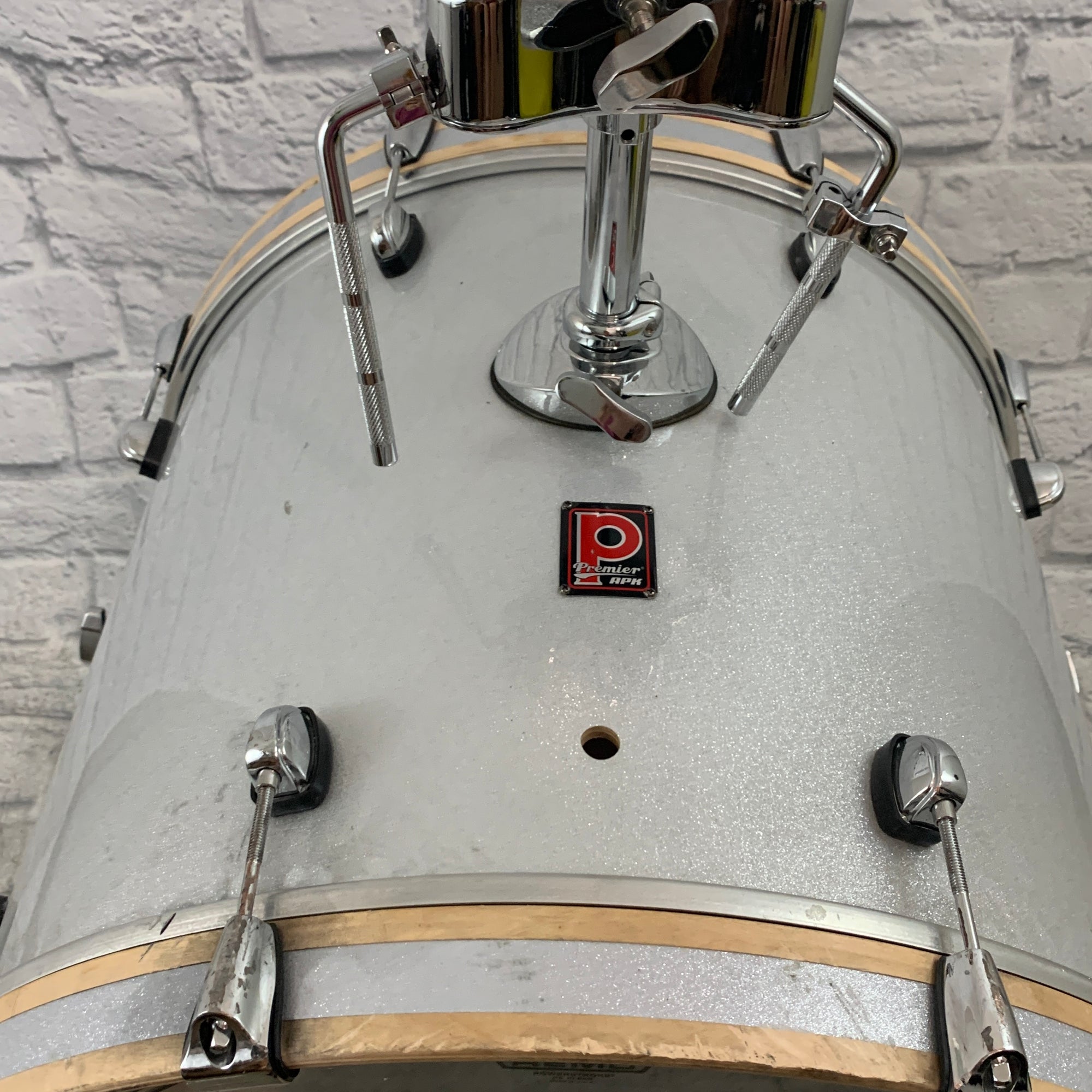 Premier APK Silver Sparkle Drum Kit