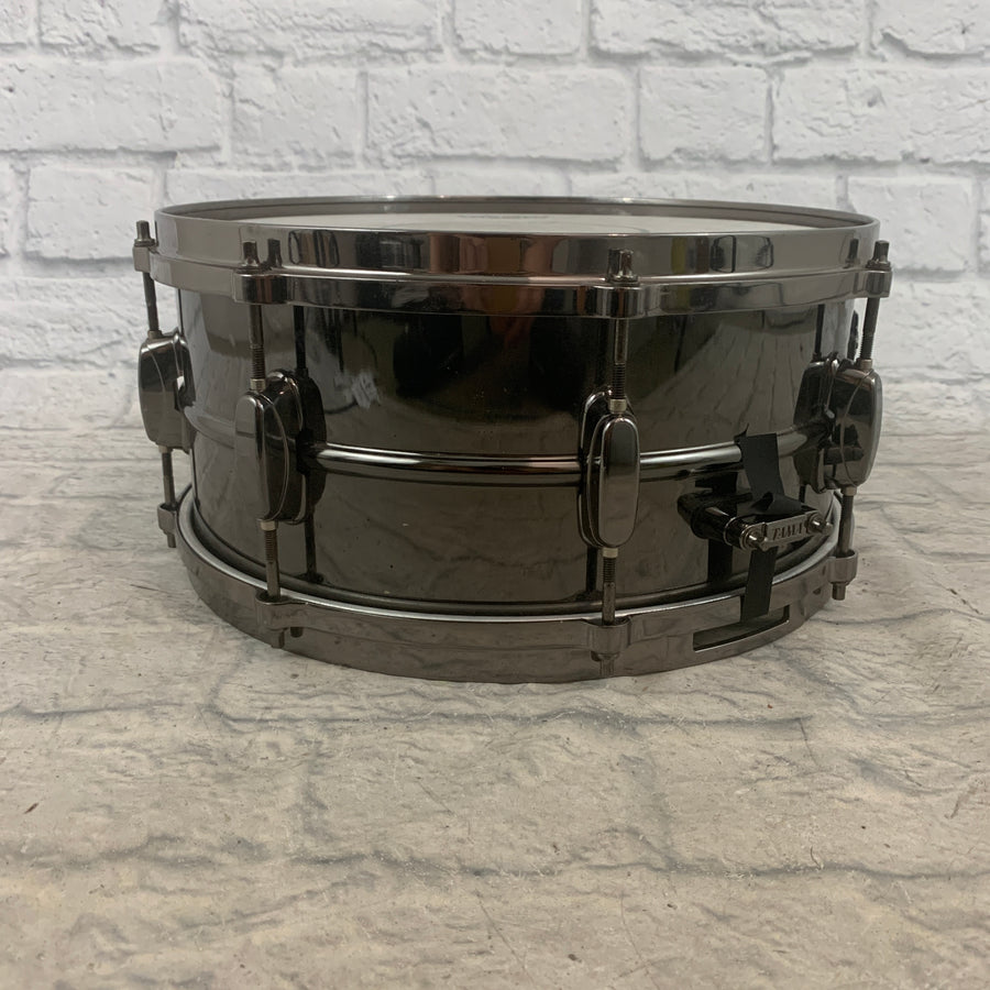 Tama Metalworks Black Nickel Steel Snare Drum 6.5" x 14" Die Cast Hoops