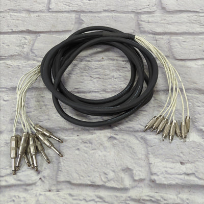ProCo Acculink AC-8 (AC8) 1/4" to RCA Patch Snake Cable 20ft 20'