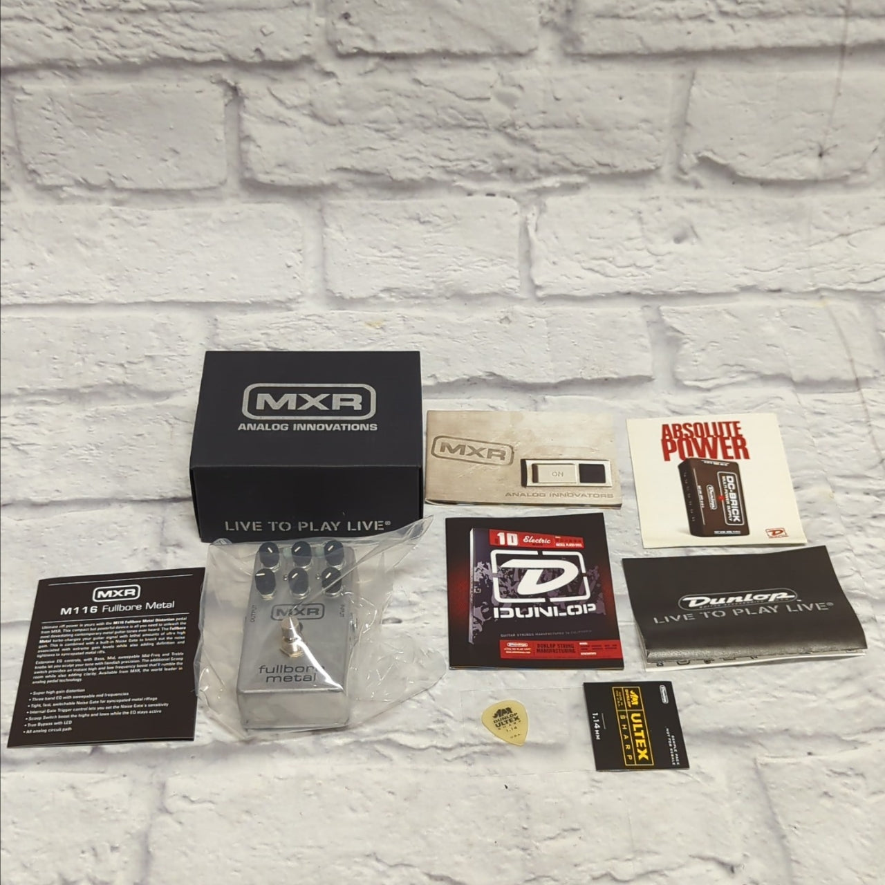 Dunlop MXR M-116 Fullbore Metal Pedal