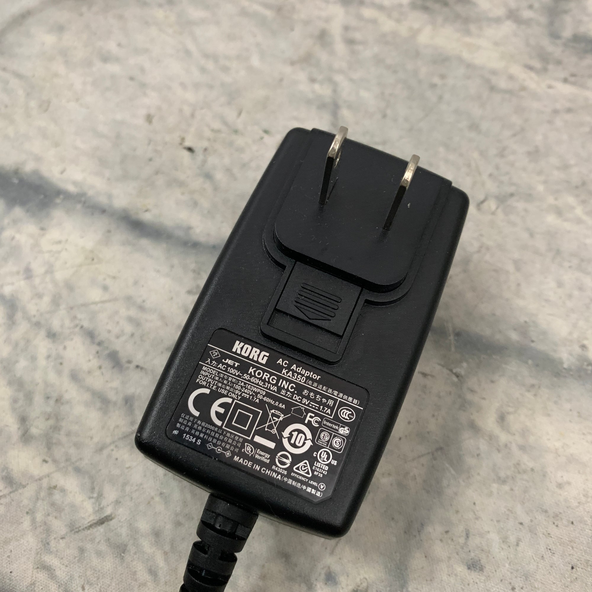 Korg KA350 9V DC Power Adapter