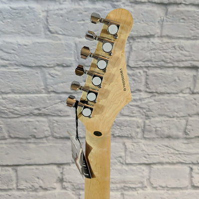 Austin AST100 Tobacco Sunburst Strat Style Left Handed Electric Guitar - New Old Stock