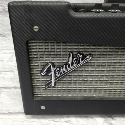 Fender Mustang V Guitar Amp Head w/ Cover and 4 Button Footswitch