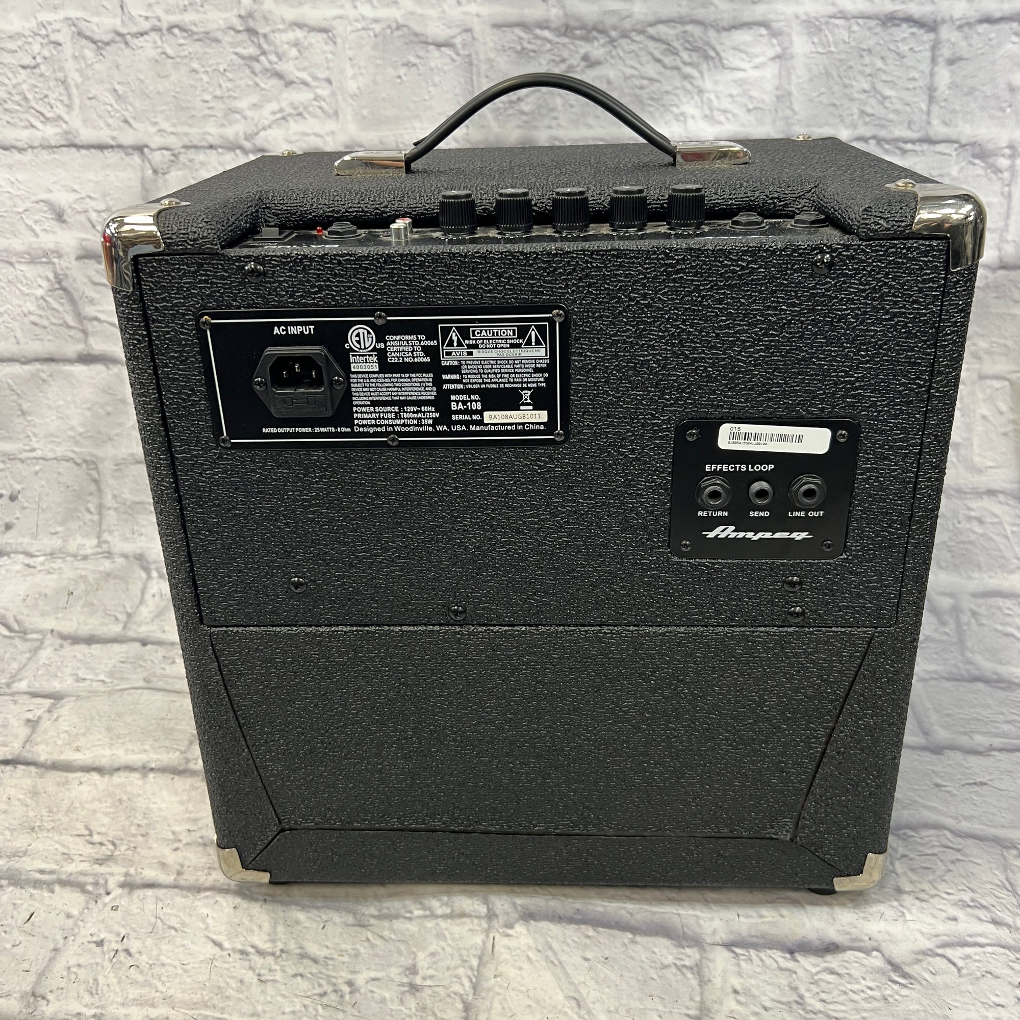 Ampeg BA108 Bass Guitar Combo Amp